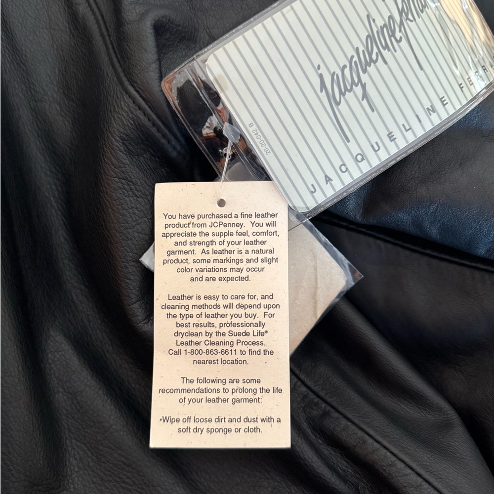 Jacqueline Ferrar Black Leather Trench Coat - Picture 7 of 10